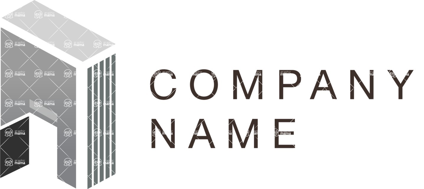 Business Logo Templates - vector graphics in a pack from GraphicMama - Flat Style Business Corporation Logo Design